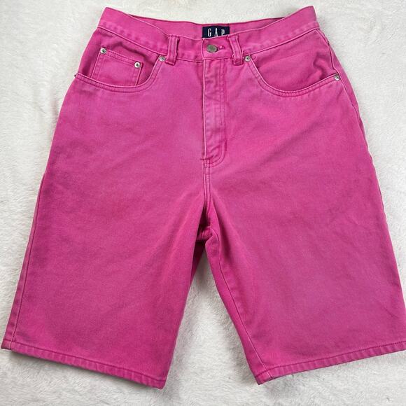 Gap Vintage Pink Denim shorts size 9/10 - Picture 1 of 7